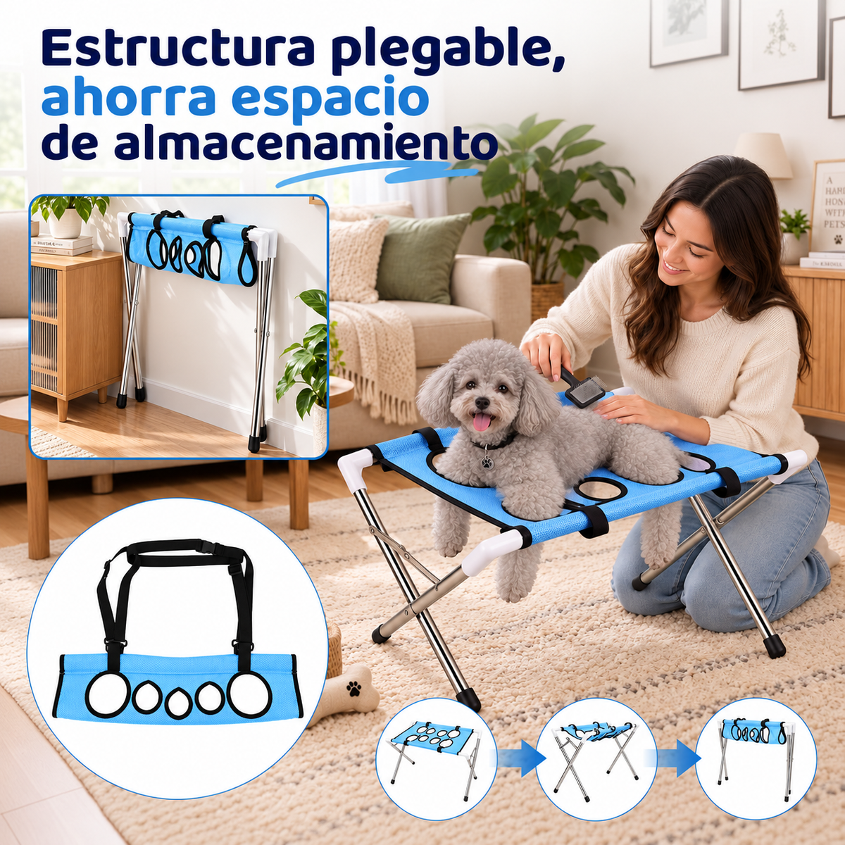 Hamaca de Baño para Perros y Gatos